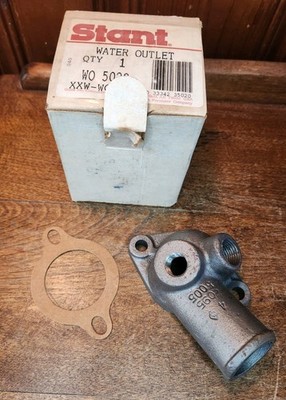 NOS STANT Water Outlet W05020 1974-81 V8 4.4, 5.0, 5.7 Chevy Buick Pontiac Olds