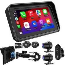2026 Staffa Magnetica a Sgancio Rapido 6" Ultra Luminosa Moto CarPlay, TPMS, BT