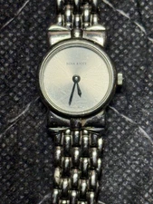 Nina Ricci Women’s Silver Stainless Steel Dress Watch Needs Battery Vintage