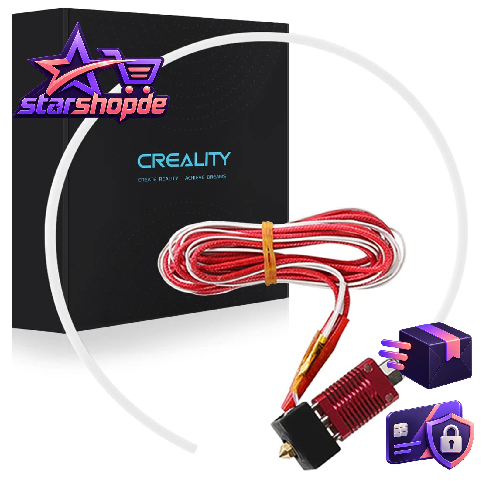 Creality Offizielles Ender 3 Hotend Upgrade MK8 Hotend 24 V für Ender-3 / Ender