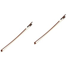 2 PCS Violin Solid Wood Light Weight Bow Violinbow for Instrument