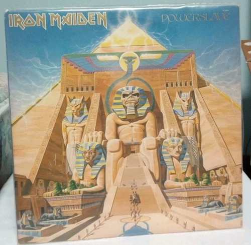 Iron Maiden – Powerslave (Vinyl LP, 1984) Capitol Records – SJ-12321