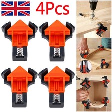 4x Corner Clamp 90 Degree Right Angle Clamps for Crafting Project Wood Tool UK