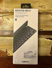 Logitech Keys-To-Go 2 Bluetooth Keyboard w/ Cover- Brand New