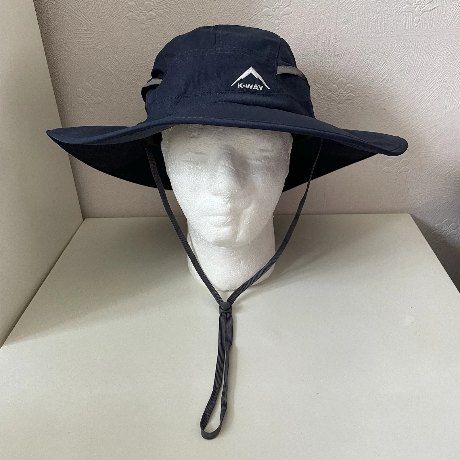 K-WAY PLATEAU FLOPPY HAT - ONE SIZE - NAVY BLUE - OUTDOORS HIKING