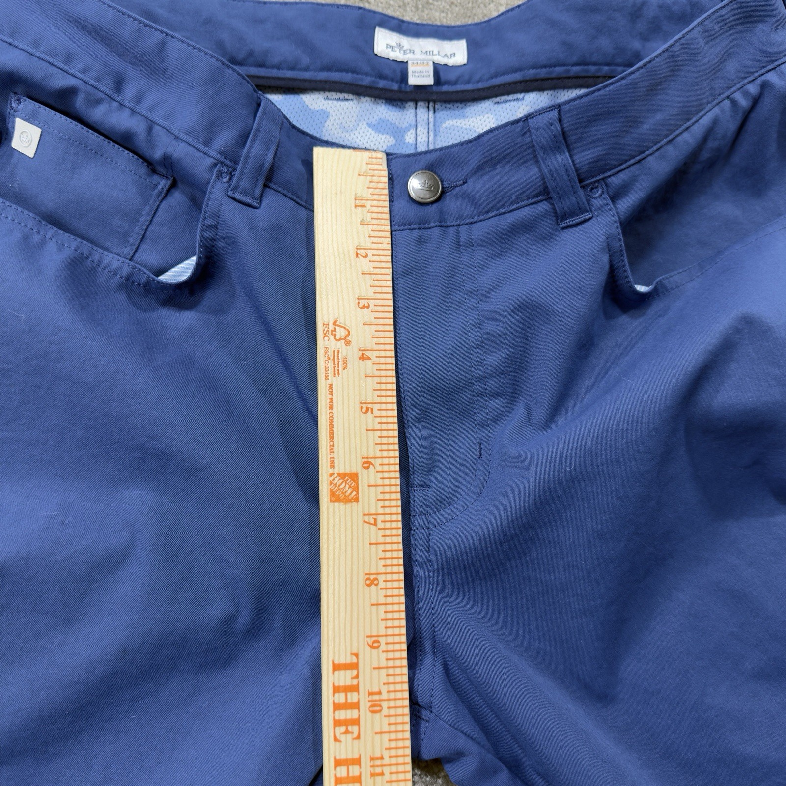 Peter Millar Men EB66 Performance Pants Blue 34x3… - image 10