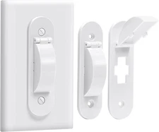 Wall Switch Guard, Child Proof Light Cover Guard | 2 Pack, White 