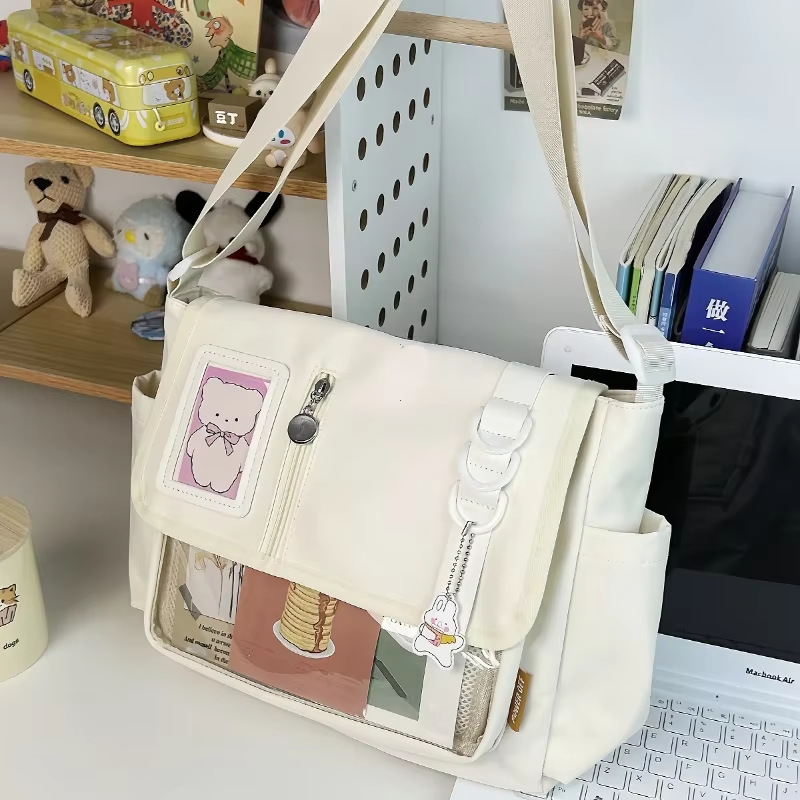 Transparent Ita Bag Crossbody School Shoulder Bag Harajuku UK Style