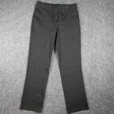 Quince Pant Womens Small Petite Charcoal Ultra Stretch Ponte Straight Leg Office