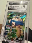 Pokémon Snorlax Art Rare Holo CGC 9 Sv2a Card 151 Japanese 181/165 2023