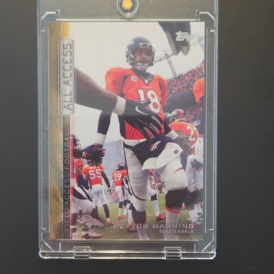 Topps 2015 Field Access All Access Peyton Manning AAA-PM Gold 59/75 Broncos