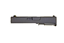 Glock 4343x Complete Slide Wrmsc Cut Fits G4343x - Black Ported Slidebarrel