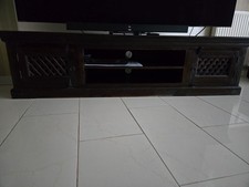 Echtholz Lowboard Im Kollonialstil Handarbeit