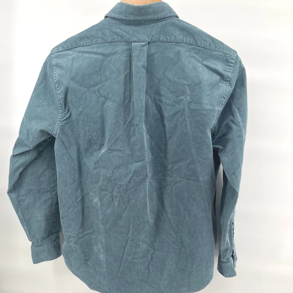 Brooks Brothers 1818 Pana Camisa Chaqueta Para Hombre Mediana Azul Abotonada Nueva Foto 3 de 4