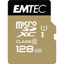 Emtec Micro-SD XC Class10 Gold Plus, 128GB ECMSDM128GXC10GP