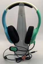 PDP Gaming LVL40 Wired Blue/Green Gaming Headset Nintendo Switch Tested Cleaned