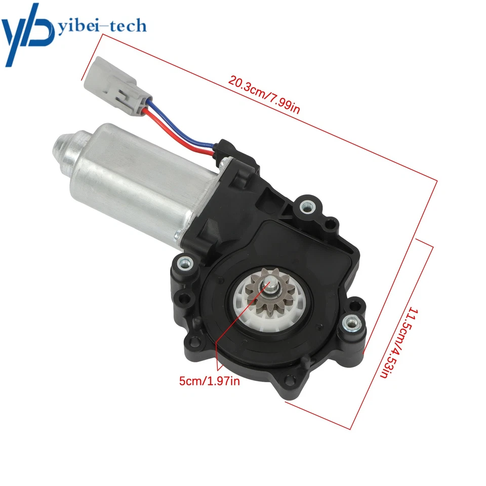 Motor de ventana eléctrica delantera derecha 2 pines para Ford Freestar Windstar Mercury Monterey Foto 2 de 4