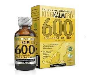 ALMOST FREE!  King Kalm 600 for Dogs - Calm Anxiety and Stress Naturally