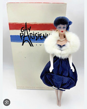 Barbie Gay Parisienne Porcelain Doll 11.5in. Never opened in original box