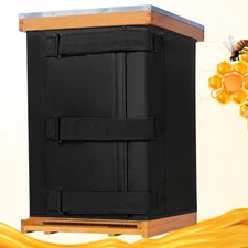 Winter Bee Hive Wrap for 8 & 10 Frame Hives, Adjustable Beehive Winter Protectio