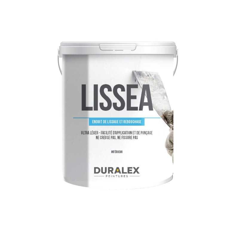 Enduit acrylique lissage Duralex 101100302 en pot de 3L pour murs interieurs