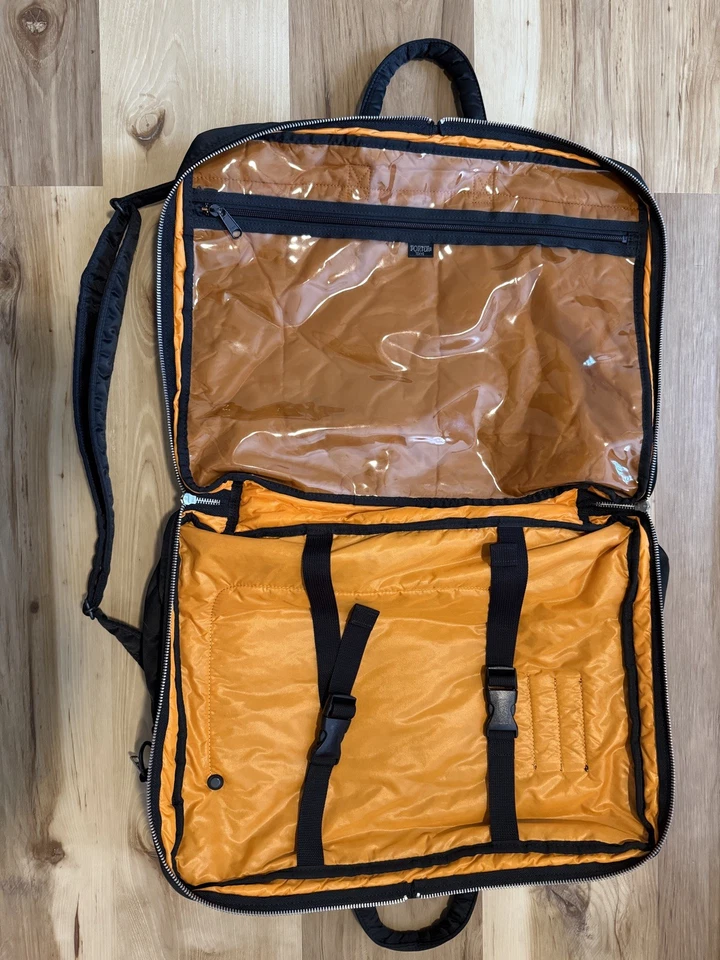 Bolso de hombro Porter 2 vías cisterna 2 capas de habitaciones Foto 3 de 4