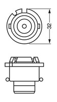 1X Bosch 1 987 302 910 GlüHlampe Hauptscheinwerfer FüR Opel Vauxhall Saab Suzuki