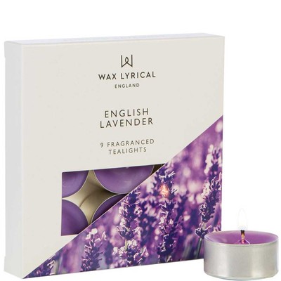 WAX LYRICAL English Lavender Long Lasting Teelichter Duftkerze *9er Pack*
