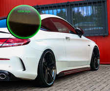 Cup Seitenschweller mit Wing hinten aus ABS für MB W205 C43 AMG OEM Optik