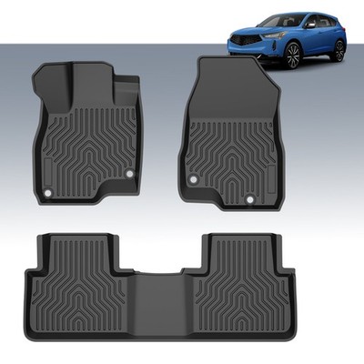 LQI BANK TPE Floor Mats Fit Acura RDX 2019 2020 2021 2022 2023 2024, All Weather