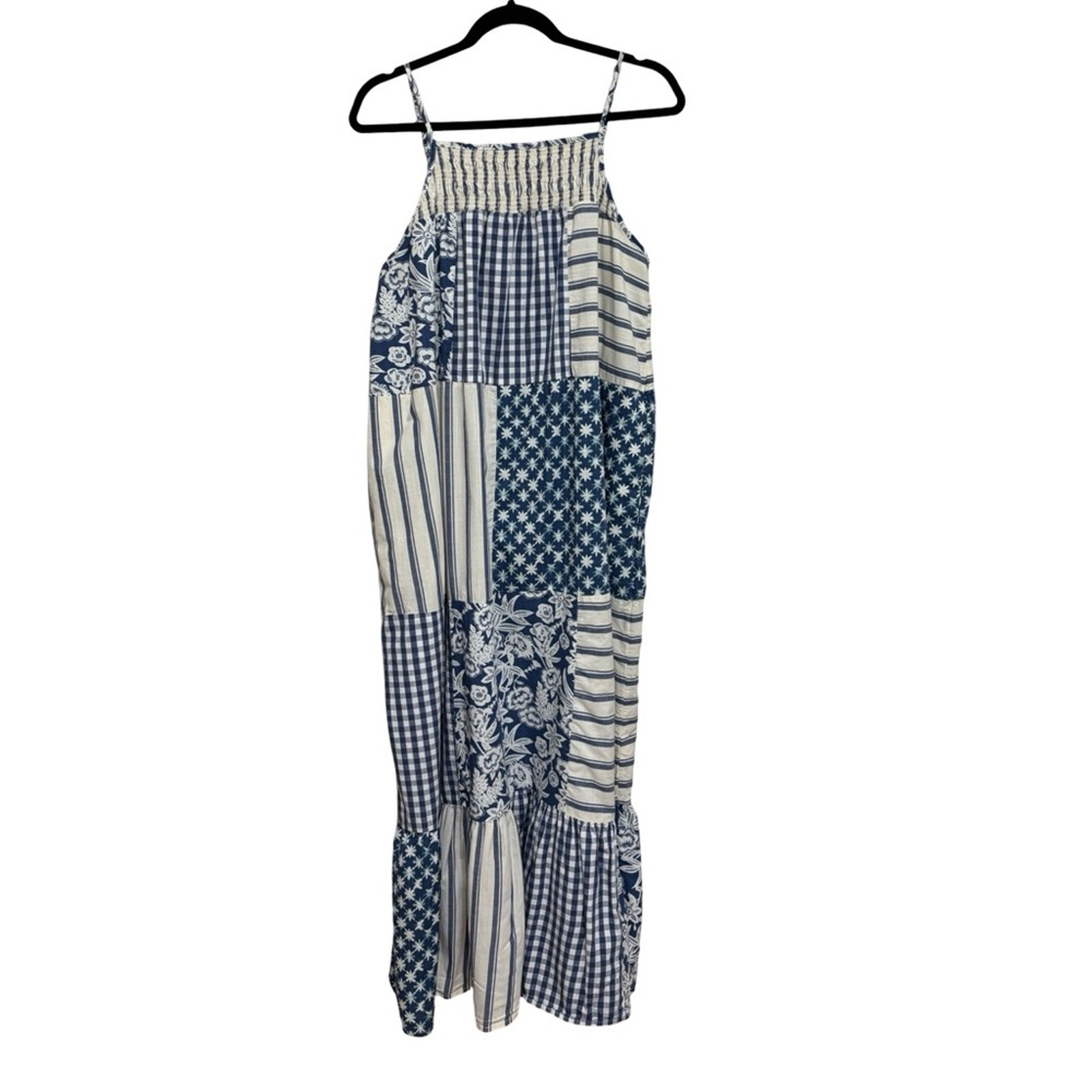 Target Universal Thread Cotton Patchwork Maxi Dre… - image 2