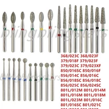 Dental Endo High Speed Long Round Ball End Taper Football Round Diamond Burs