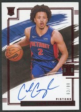 2021/22 Panini Impeccable Asia Cade Cunningham Red Rookie Auto /88