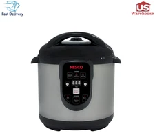 Nesco 9.5Qt Digital Electric Pressure Canner & Cooker for Meat & Vegetables
