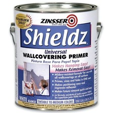Zinsser 02501 Universal Wallcovering Primer, White, 1 gal, Pail, Liquid