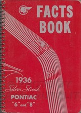 1936 Pontiac Facts Book Dealer Album Data Options Features Specifications 1936 Pontiac Facts Book Dealer Album Data Options Features Specifications