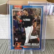 2026 Topps Series 1 Samuel Basallo Blue Rainbow Foil /150 RC Orioles 