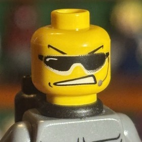 LEGO Space Police Officer 2 With Air Tank Minifigure 5970