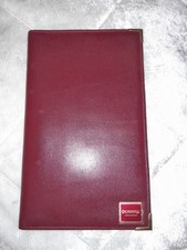 Dunhill International mens wallet vintage NOS classic burgundy leather 12x19 cm