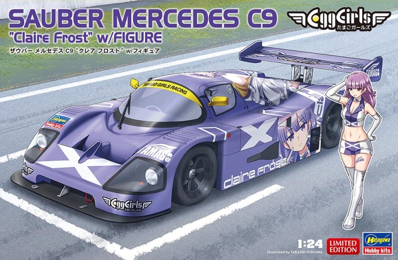 Sauber Mercedes Benz C9 W/claire Frost Figure