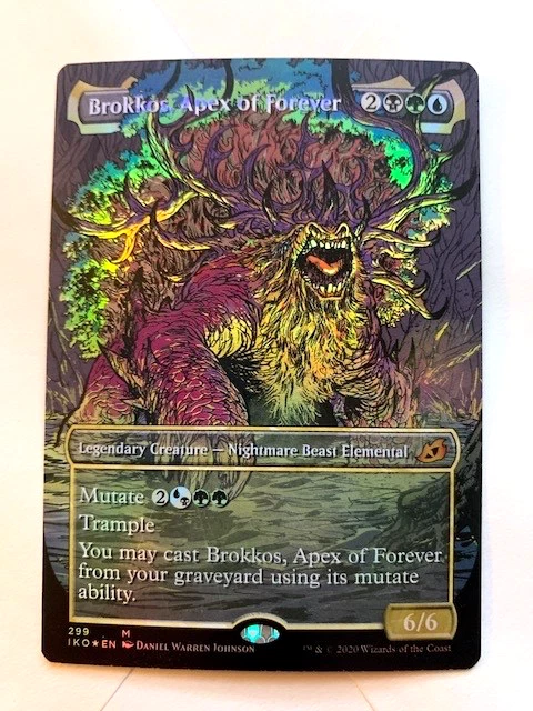 Magic: The Gathering Trading Card Games Individual Blue Mythic in