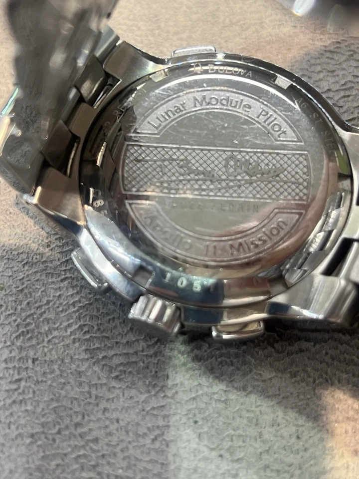 Bulova Accutron~Buzz Aldrin Apollo 11 Mission~ 2009 ref. C852430~Men’s Watch - Image 3 of 3