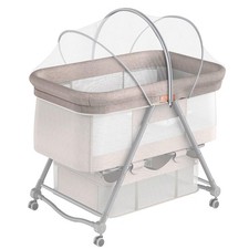Bassinet Cover for Cats with Two-Way Zipper,Portable Bassinet Mosquito Net Co...