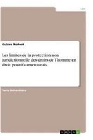 Les Limites De La Protection Non Juridictionnelle Des Droits De L'homme En Droit