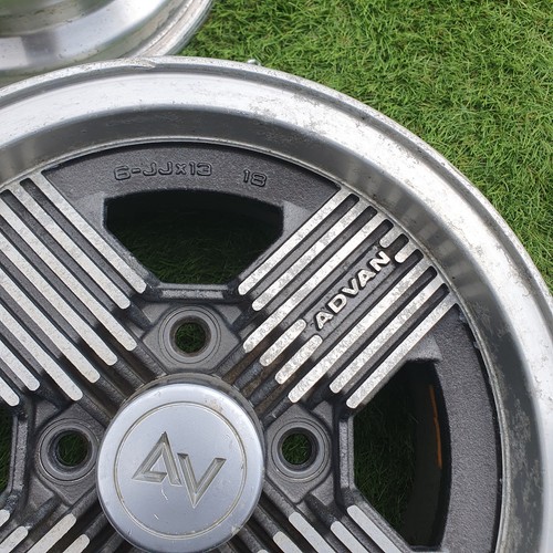 Copricamma Advan - ARGENTO / NERO - 13x6+18 - 4x114,3 - Nissan / Toyota / Mazda - Foto 22 di 24