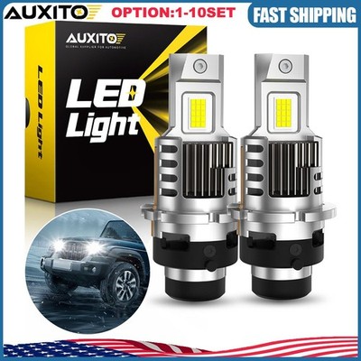 D4S LED Headlight Bulb 6000K HID Xenon Super Bright White Conversion Kit 2-20X