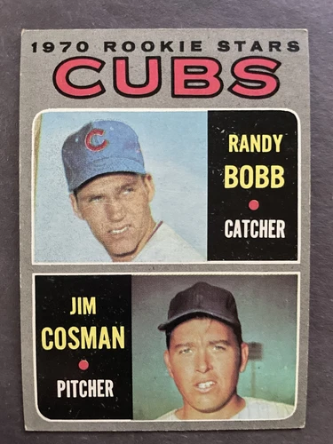 1970 Topps #429 Randy Bobb Jim Cosman Chicago Cubs Rookie RC