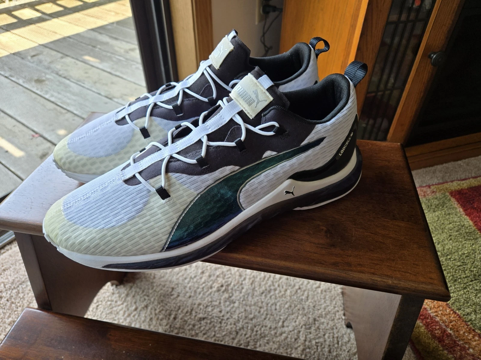 Scarpe da corsa uomo PUMA LQDCELL scarpe da ginnastica taglia 12 nuove mesh flessibili