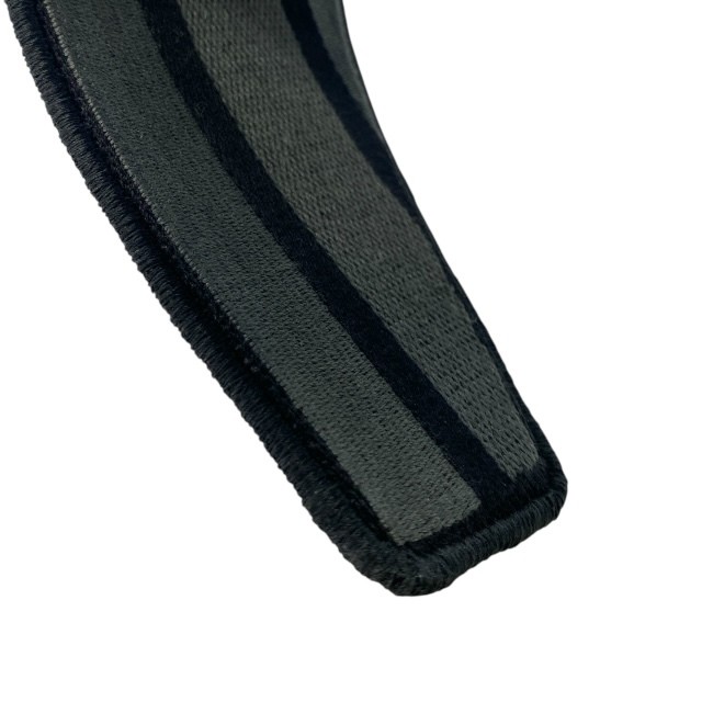 Christian Dior Oblique Leopard Canvas Headband Hair Band Accessory Gray Black thumbnail 10