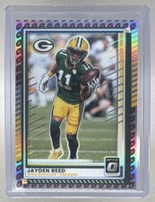 Jayden Reed 2025 Panini Donruss Optic #41 Footballs Prizm /16
